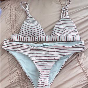 Onia bikini red and white Small